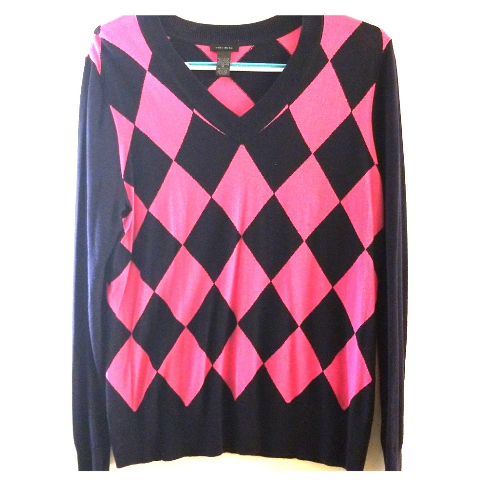 Only Mine Argyle Sweater